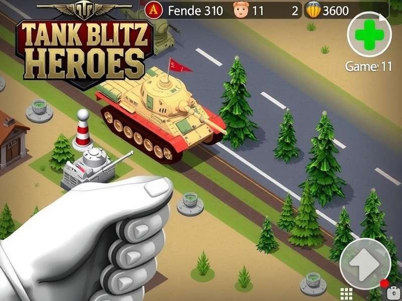Tank Blitz Heroes Gameplay Screenshot